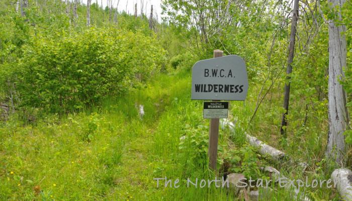 boundery waters sign