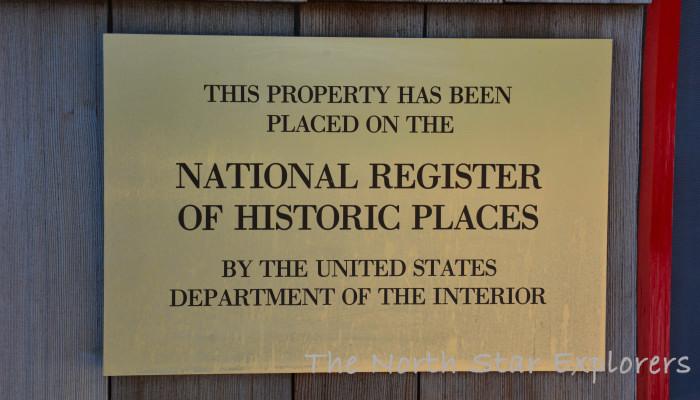 National Historic Site sign at Naniboujou